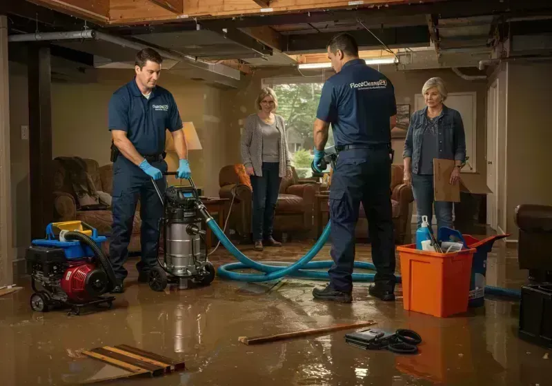 Basement Water Extraction and Removal Techniques process in Clay, WV